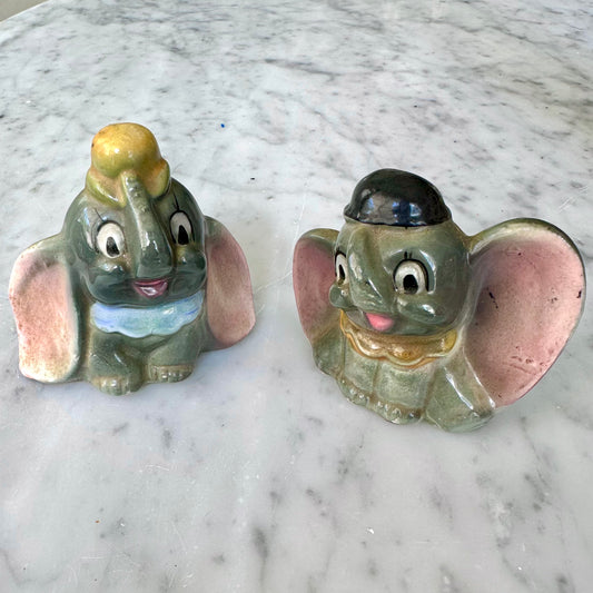 Vintage Disney Dumbo Salt and Pepper Shakers