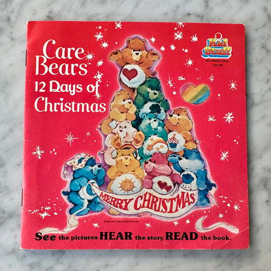 1983 Care Bears “12 Days of Christmas “ Book & Record