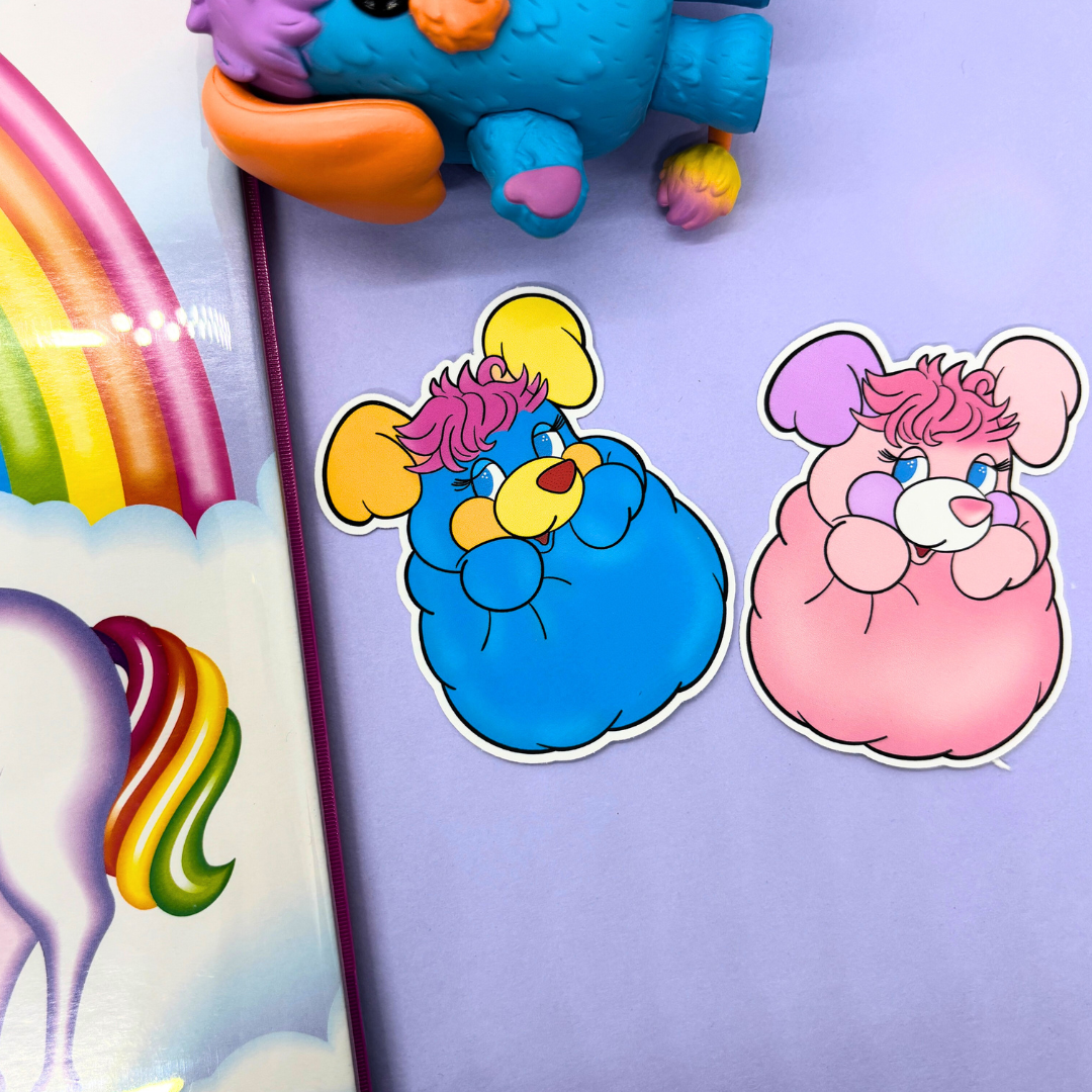 80's Popples Plushie| Sticker Die Cut(s)