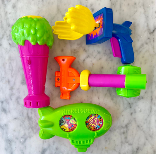 1993 McDonald’s Nickelodeon Happy Meal Toy Set