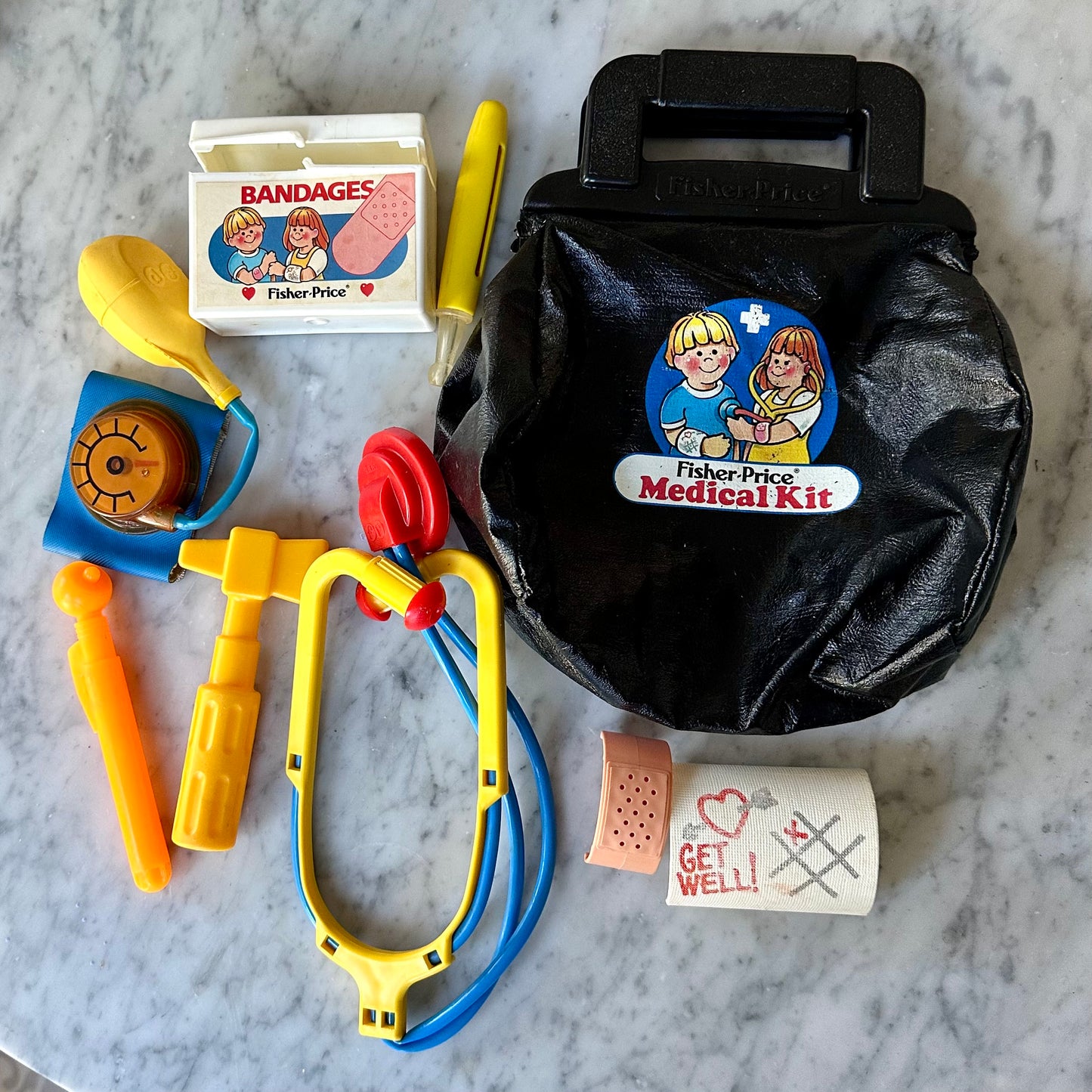 1987 Fisher Price Pretend Play Doctor’s Kit