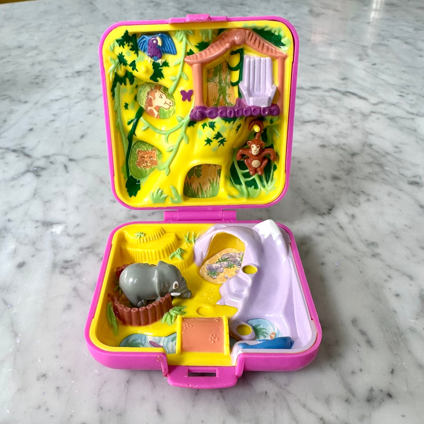 1989 Polly Pocket Wild Zoo World Playset