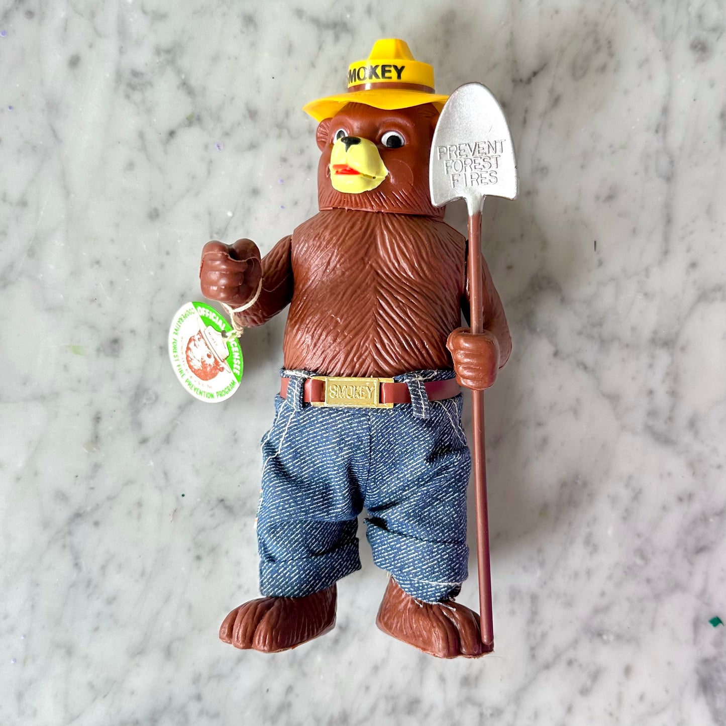 1970s Smokey the Bear Vinyl Figure