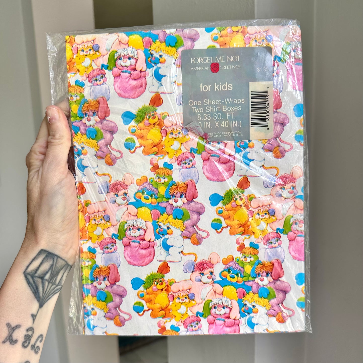 80’s Popples Gift Wrap