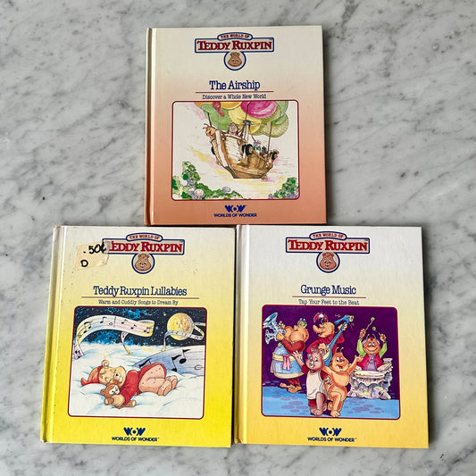 The World of Teddy Ruxpin-Set of 3 Books