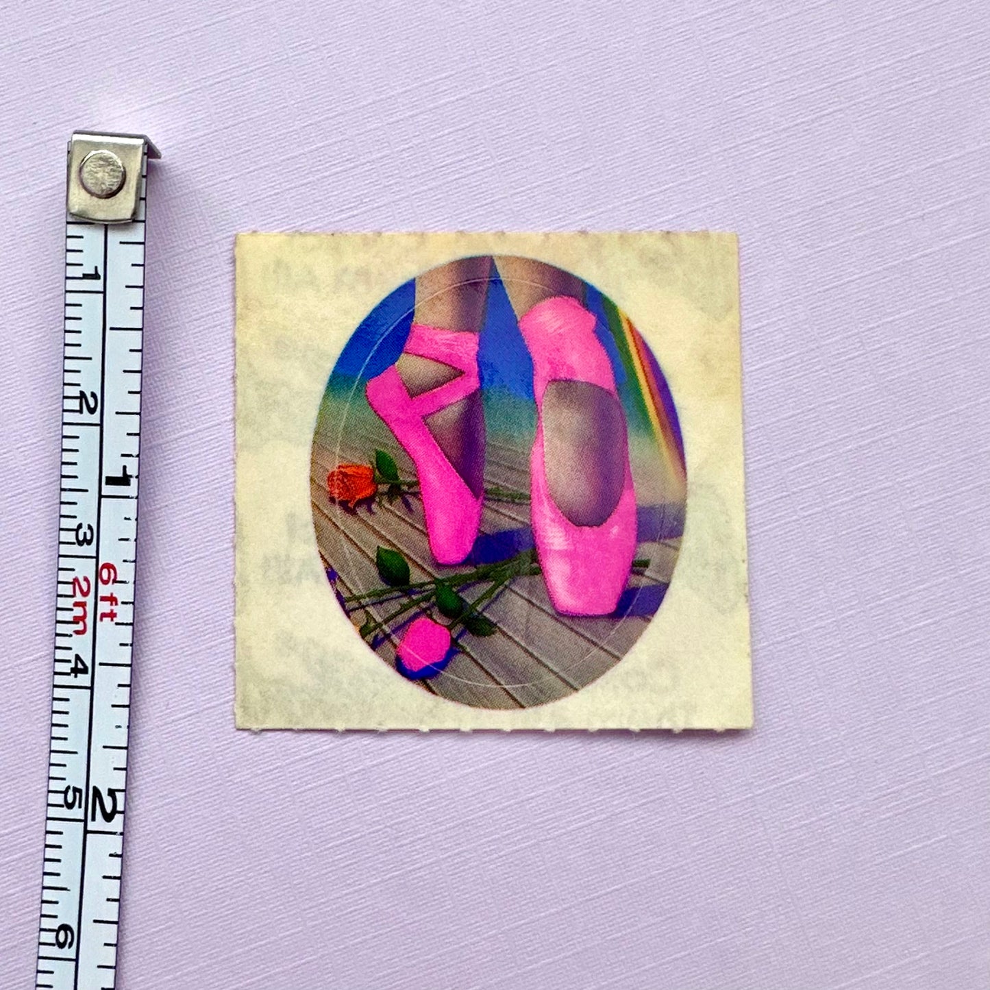 80’s Lisa Frank Ballet Slippers Sticker