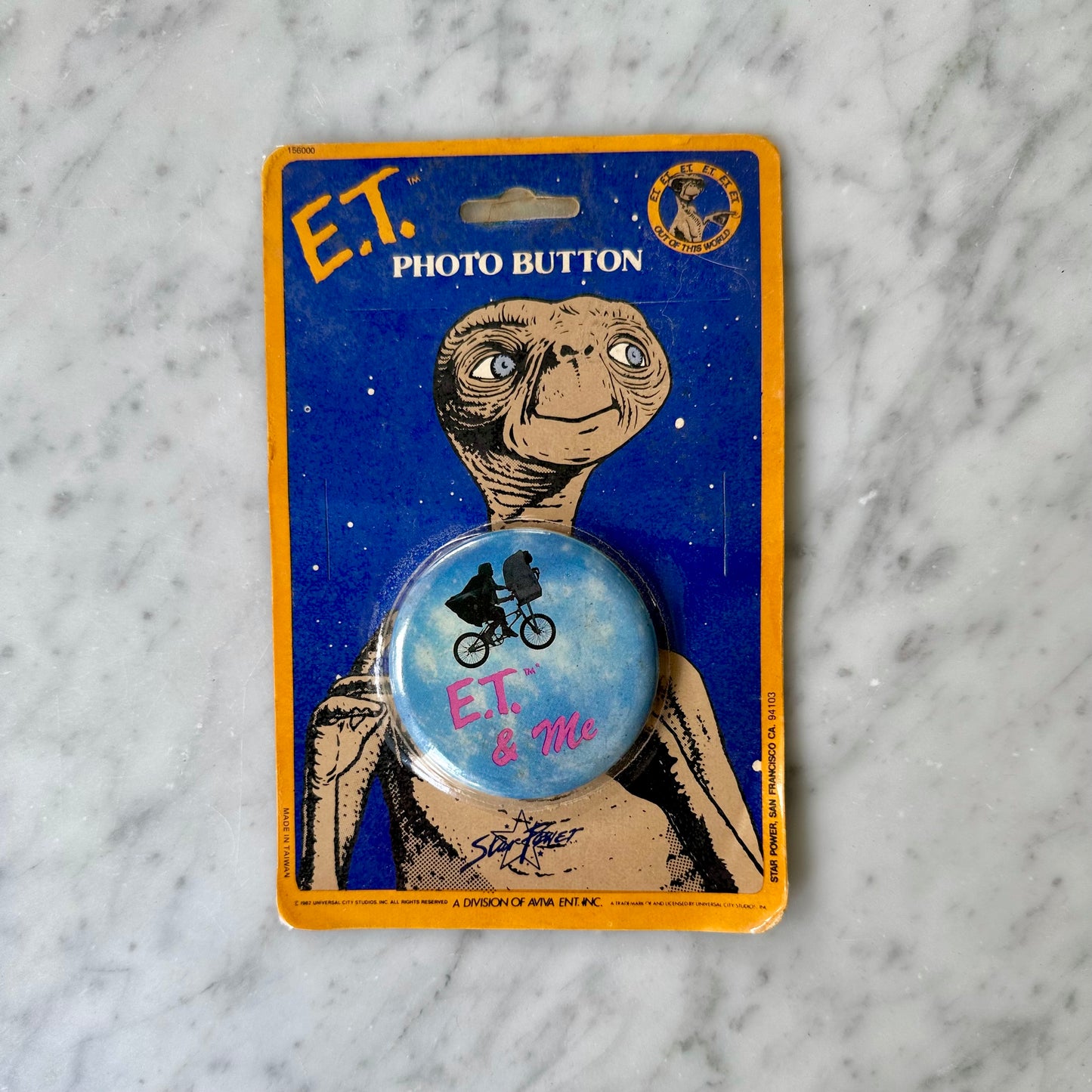 1982 E.T. Photo Button