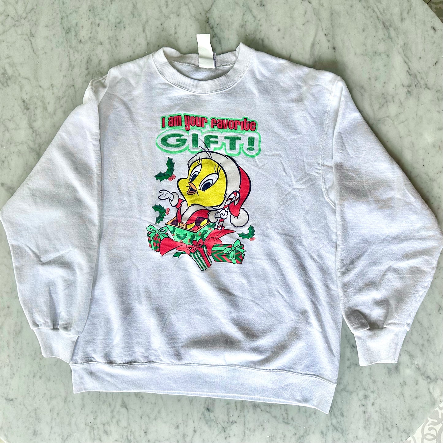 90’s Tweety “I Am Your Favorite Gift” Sweatshirt