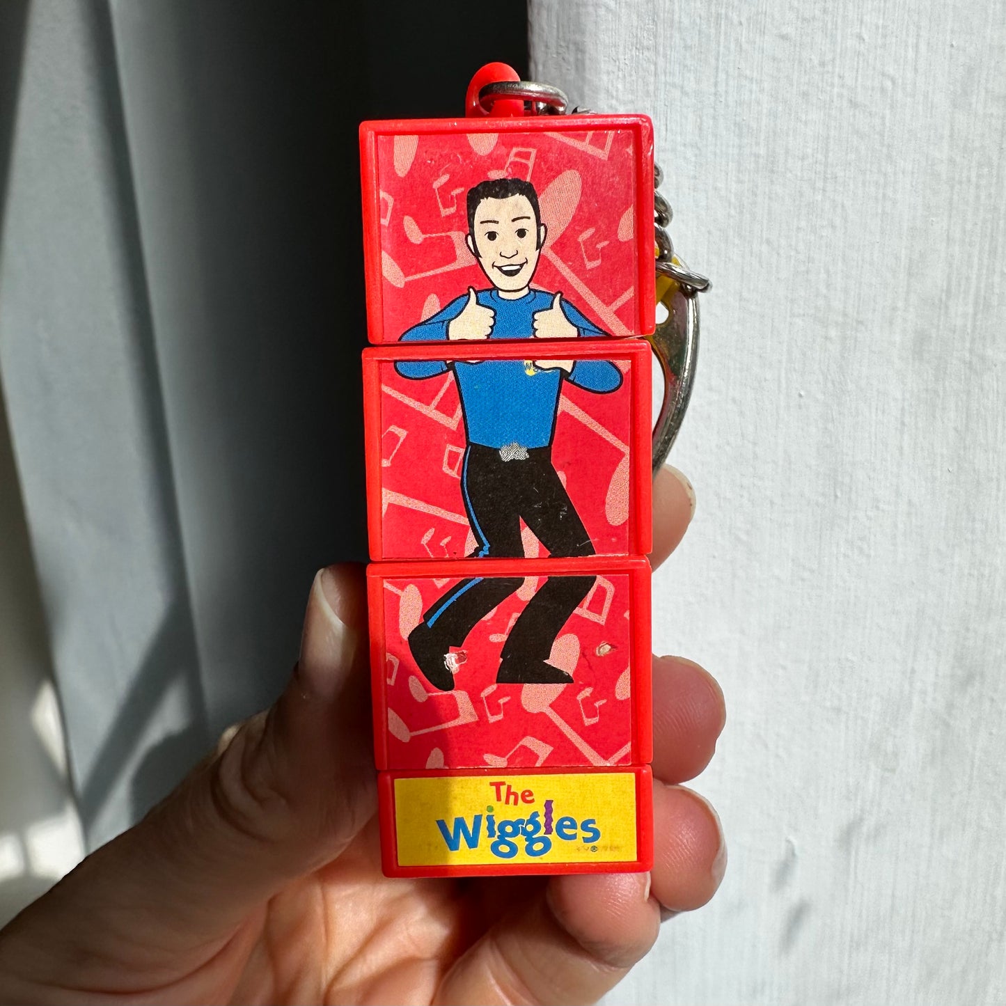 2003 The Wiggles Puzzle Cube Keychain