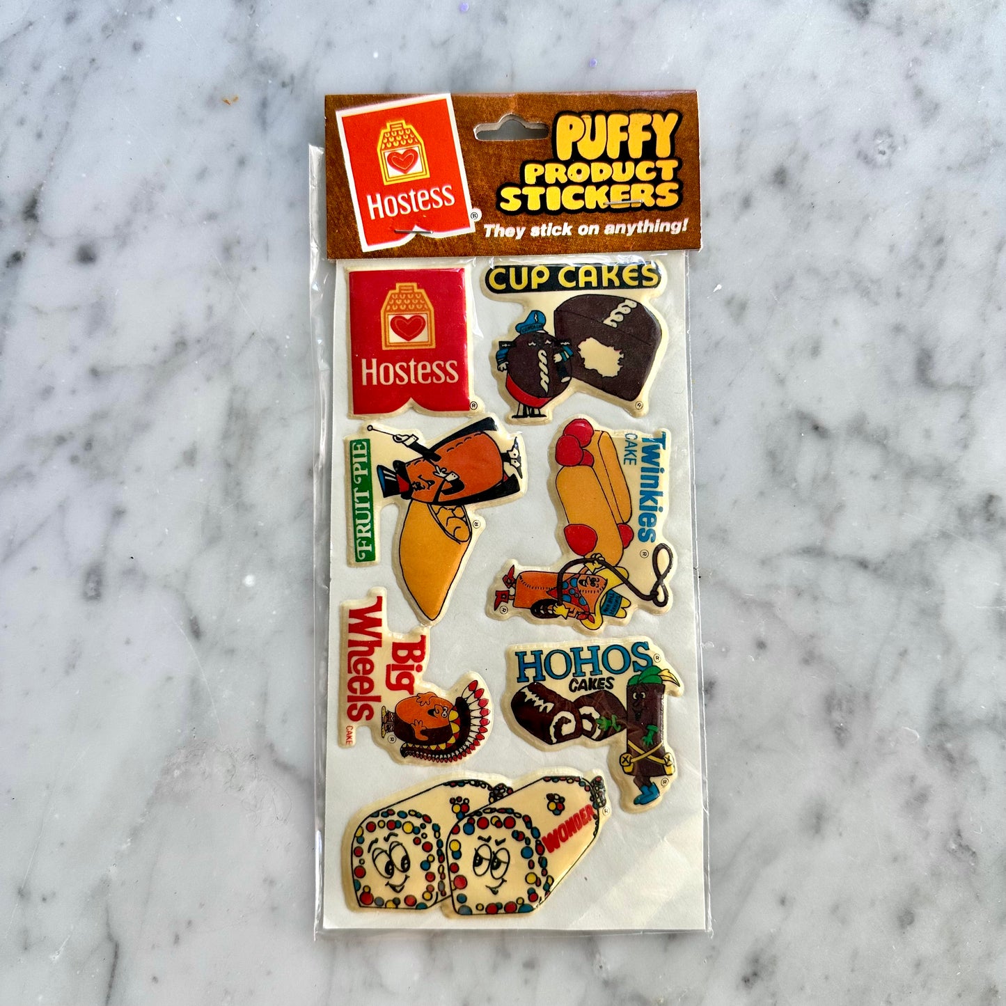 Vintage Hostess Puffy Stickers