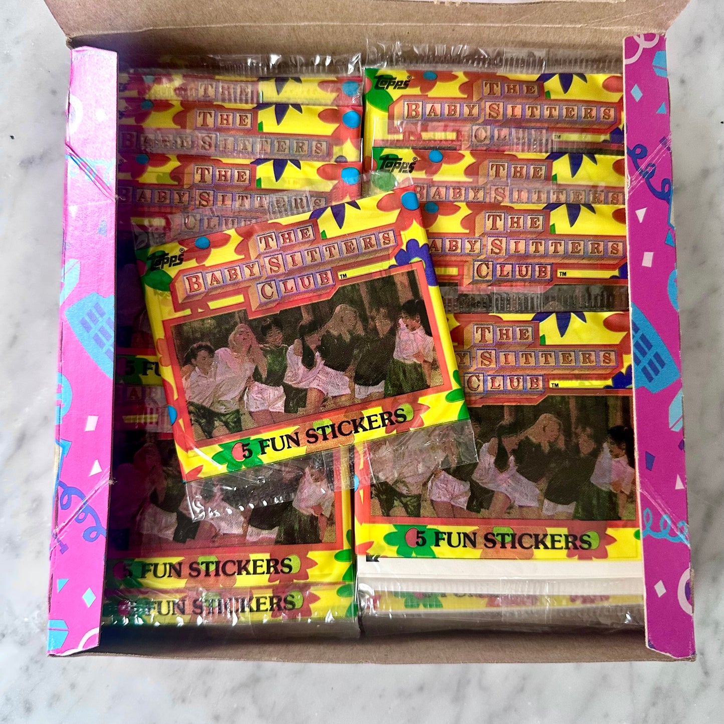 1991 The BabySitters Club Collectible Sticker Pack