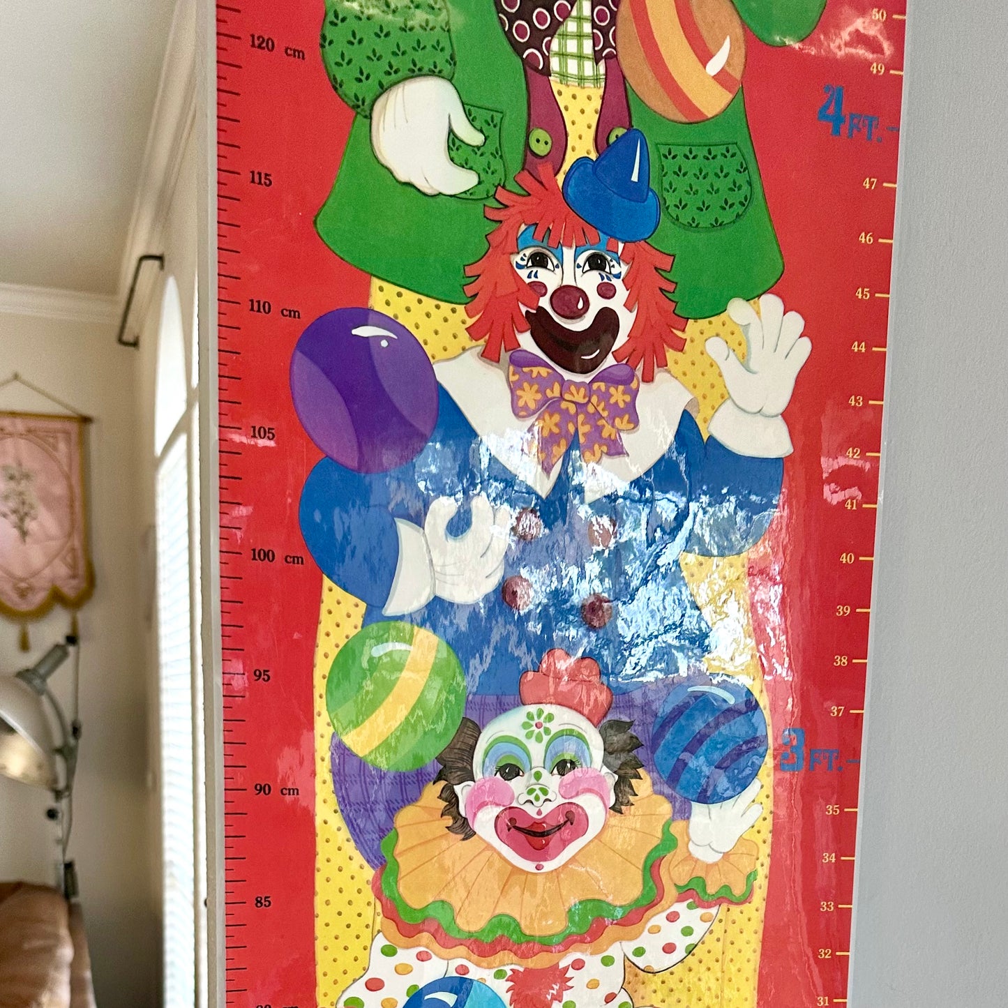 Vintage Clown Height Chart