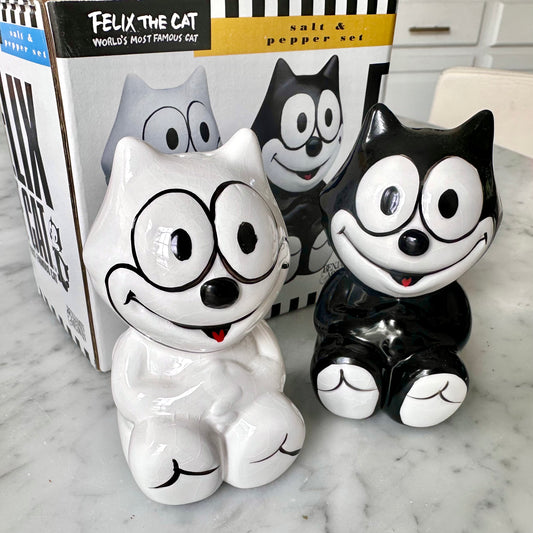 1991 Felix the Cat Salt & Pepper Shakers
