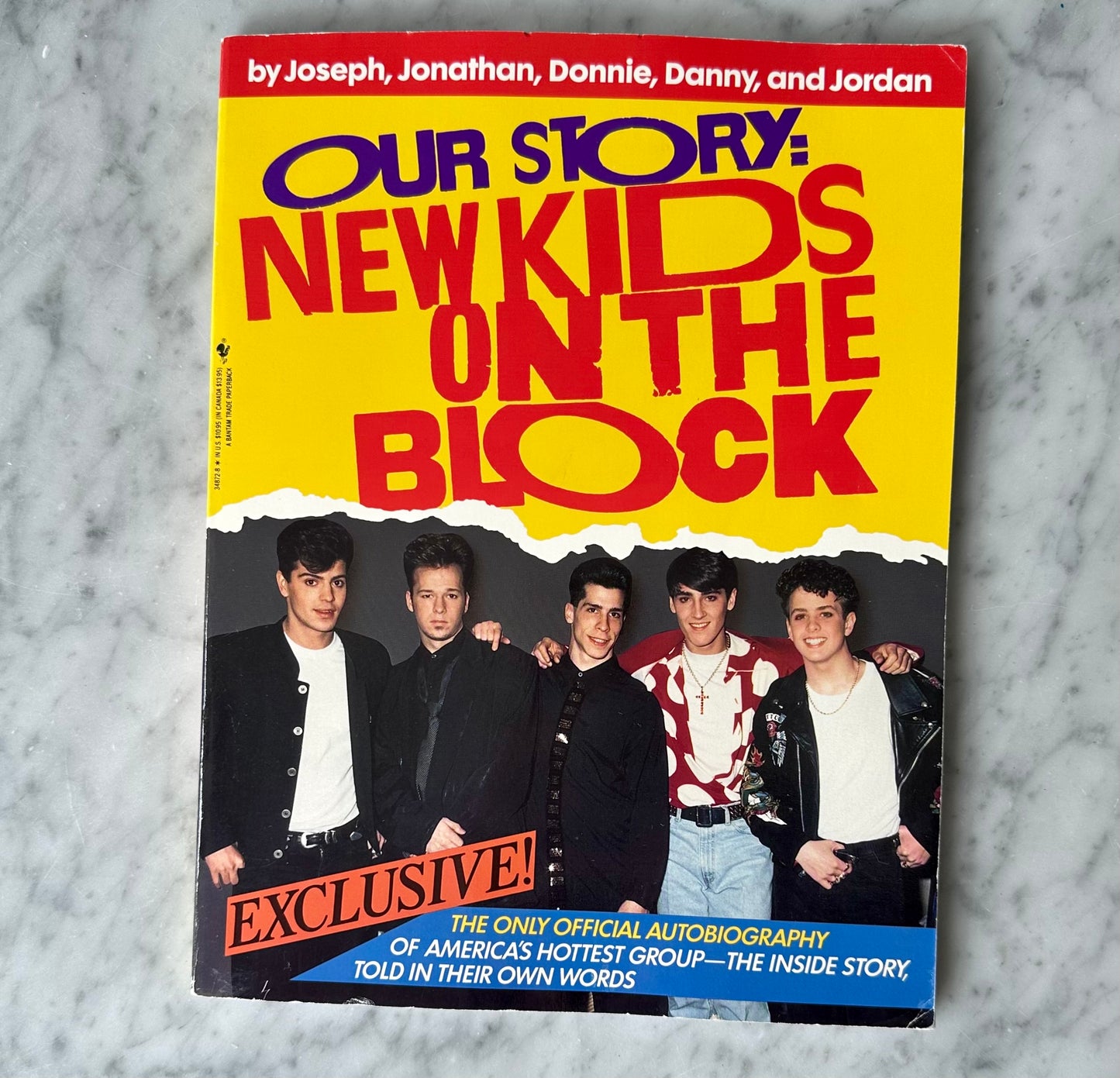 1990 Our Story NKOTB Book