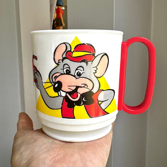 1991 Chuck E. Cheese Plastic Mug