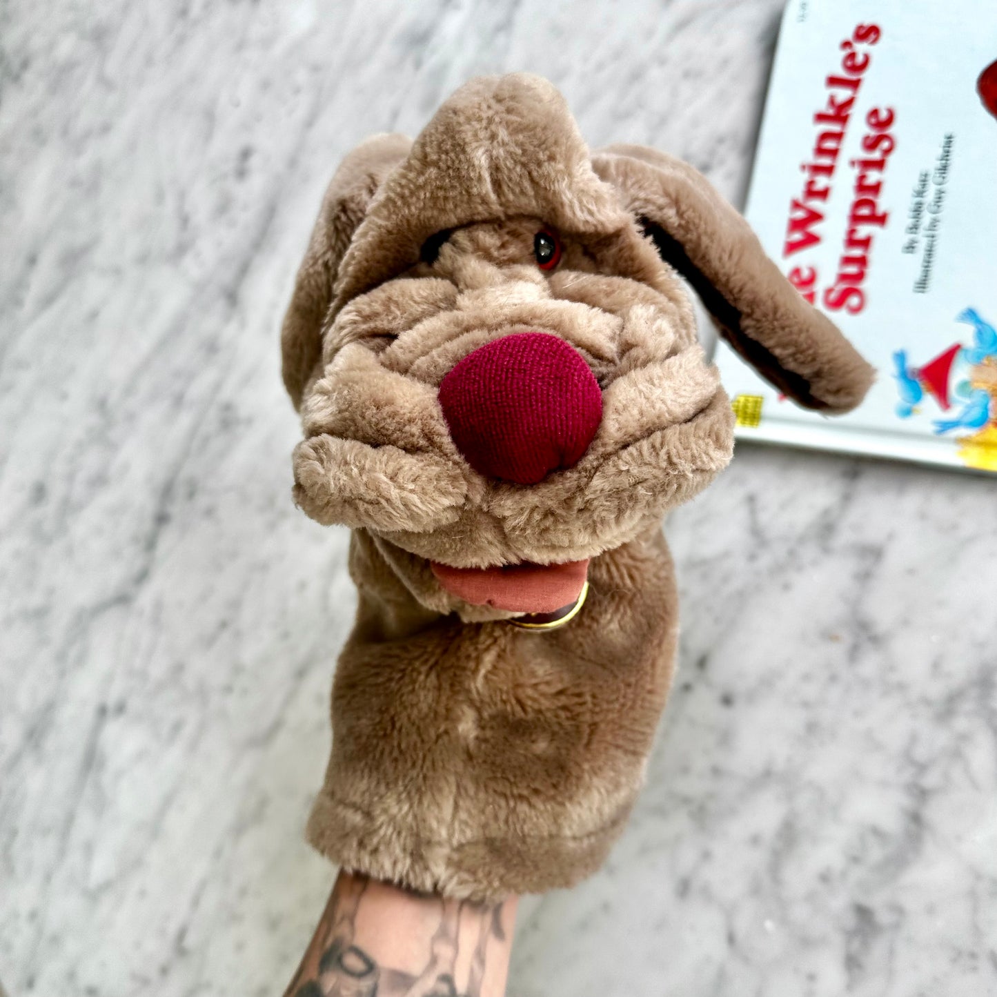 80’s Wrinkles Hand Puppet and Book