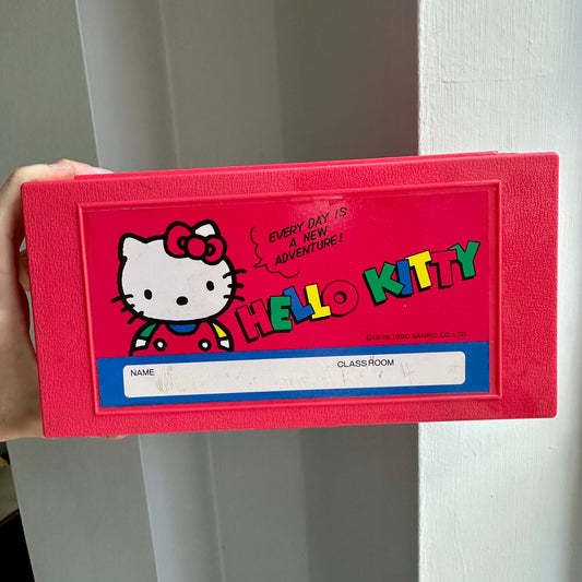 1990 Sanrio Hello Kitty Pencil Box