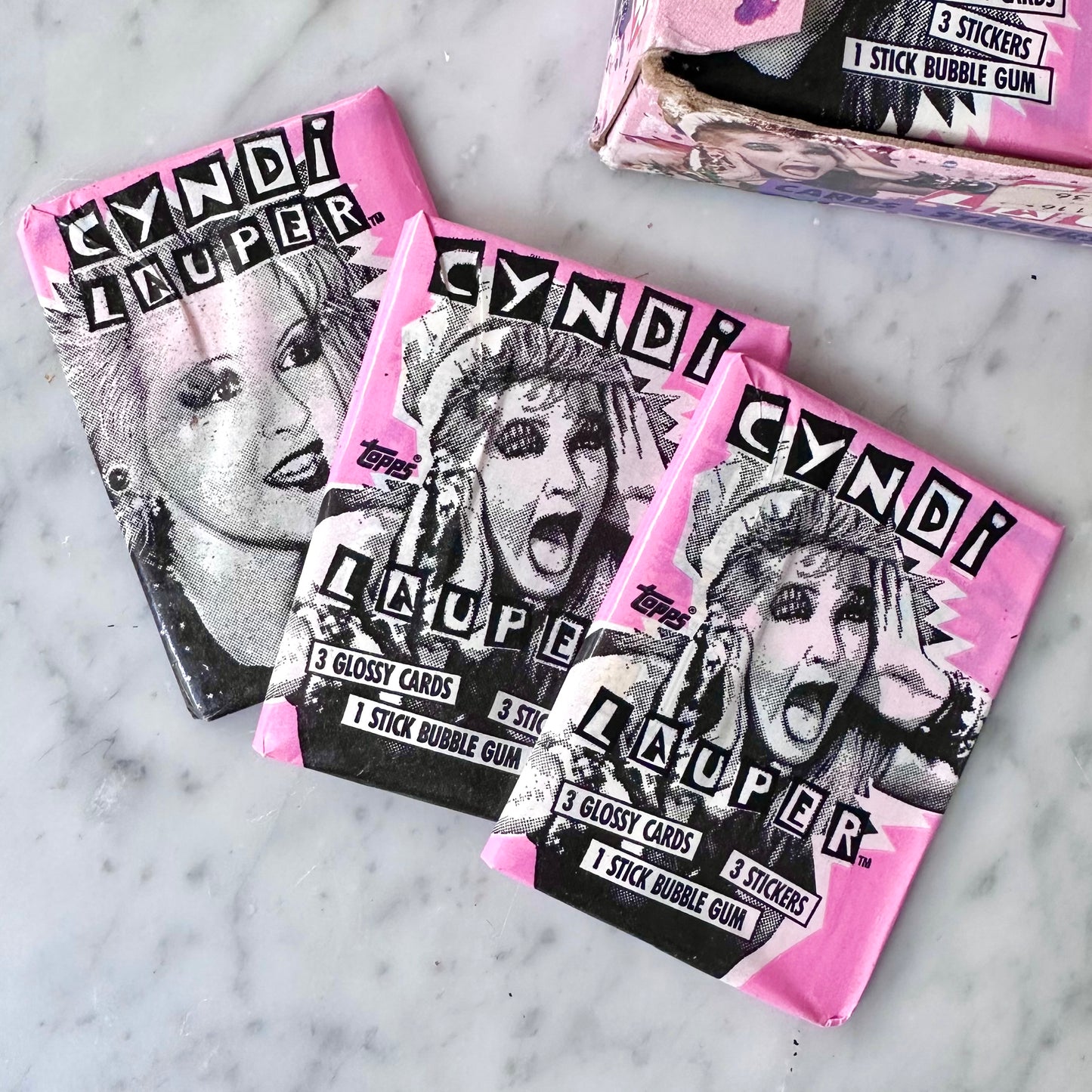 1985 Cyndi Lauper Trading Card Pack