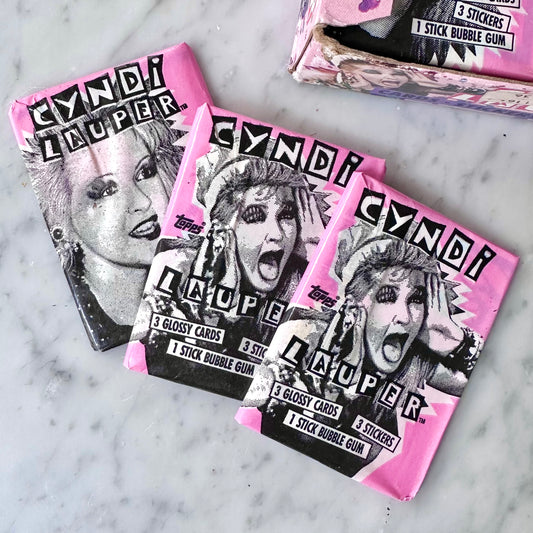 1985 Cyndi Lauper Trading Card Pack