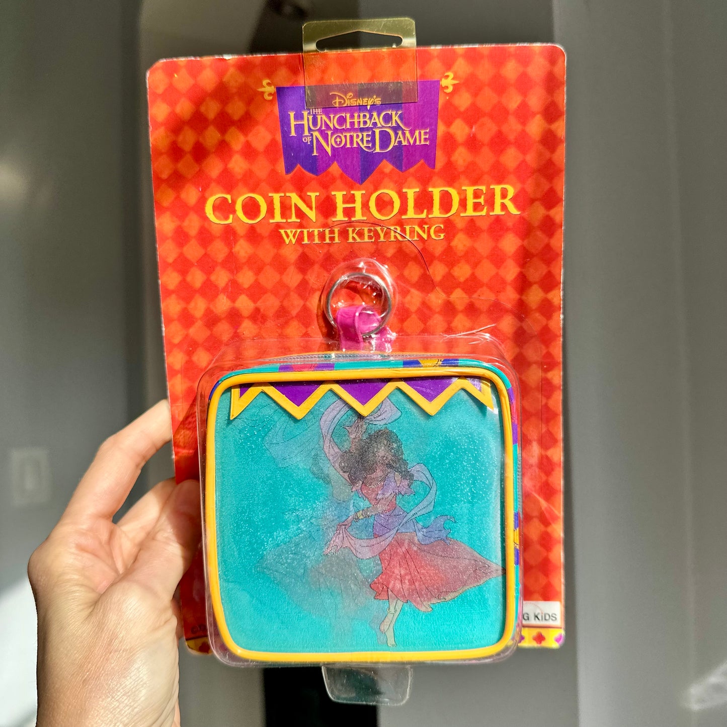 1996 Disney Hunchback of Notre Dame Coin Holder with Keyring