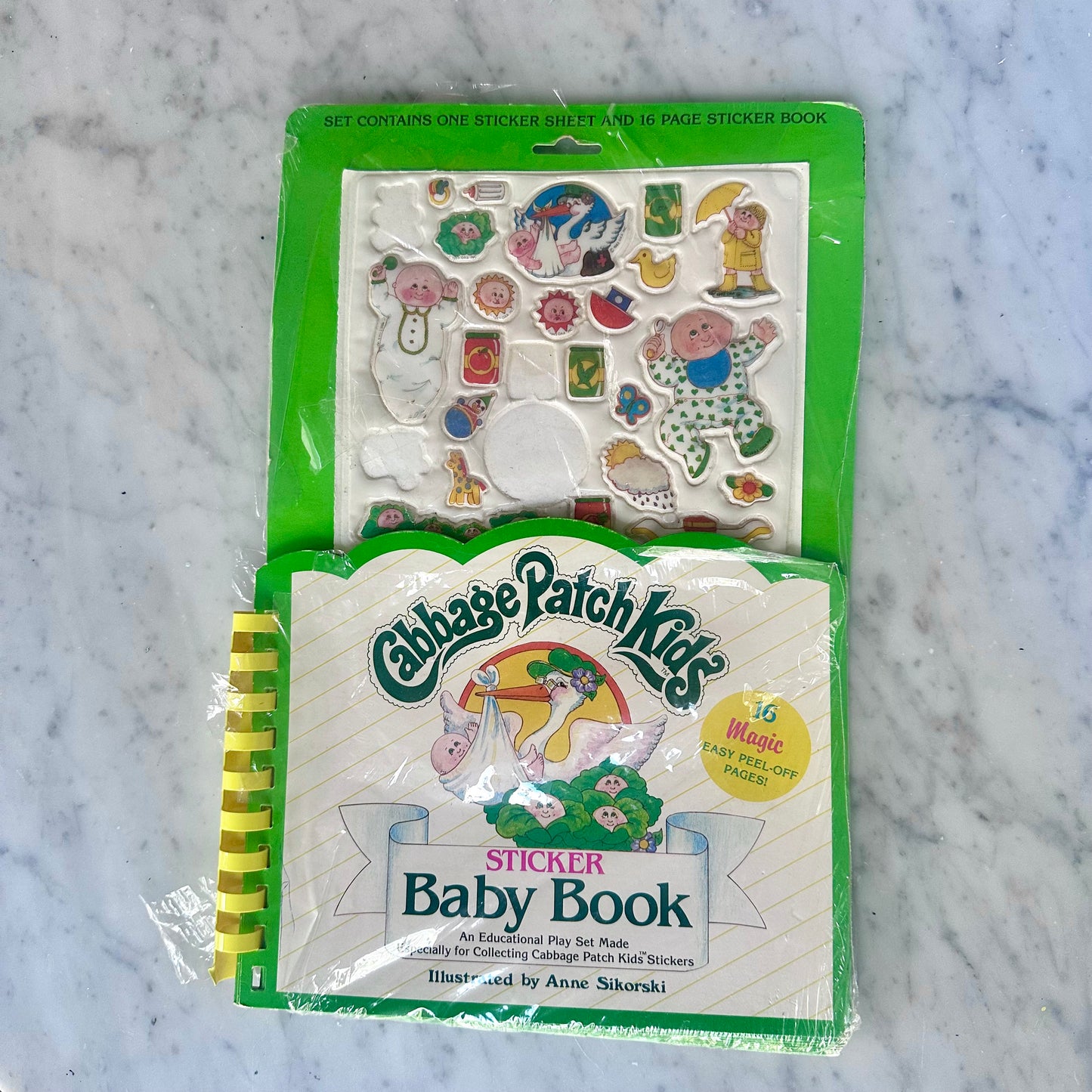 1983 CPK Sticker Baby Book