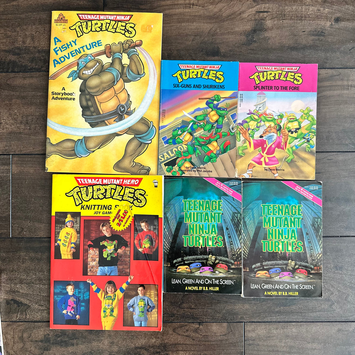 Vintage TMNT Book Lot