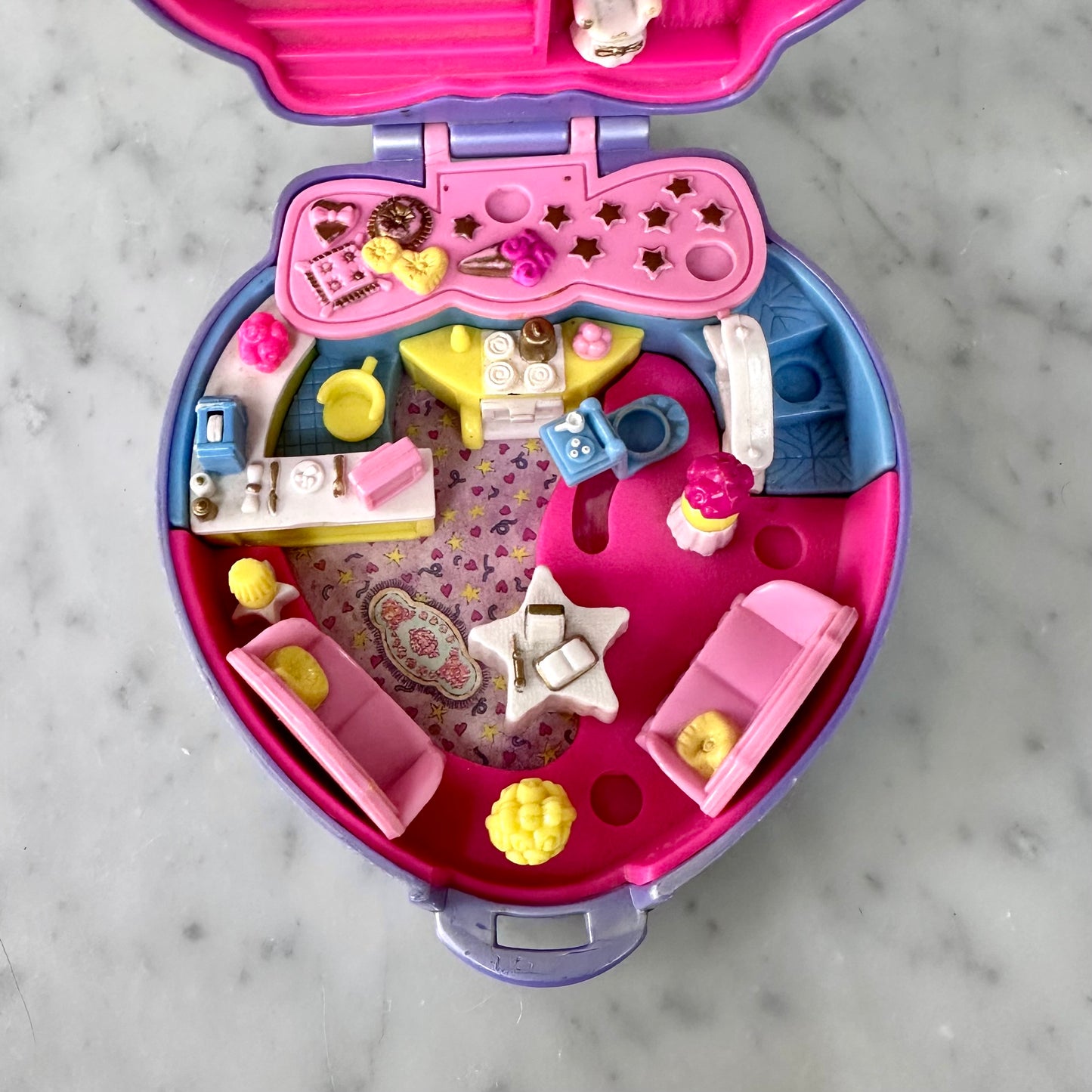 1995 Polly Pocket Super Star Happenin’ Hair Compact