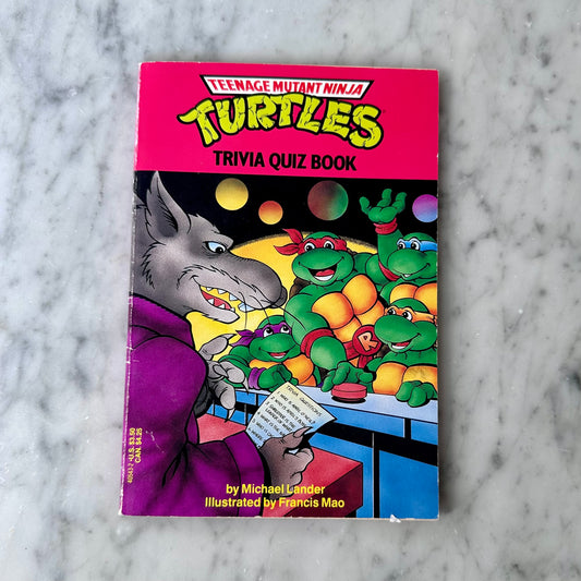 1990 TMNT “Trivia Quiz” Book