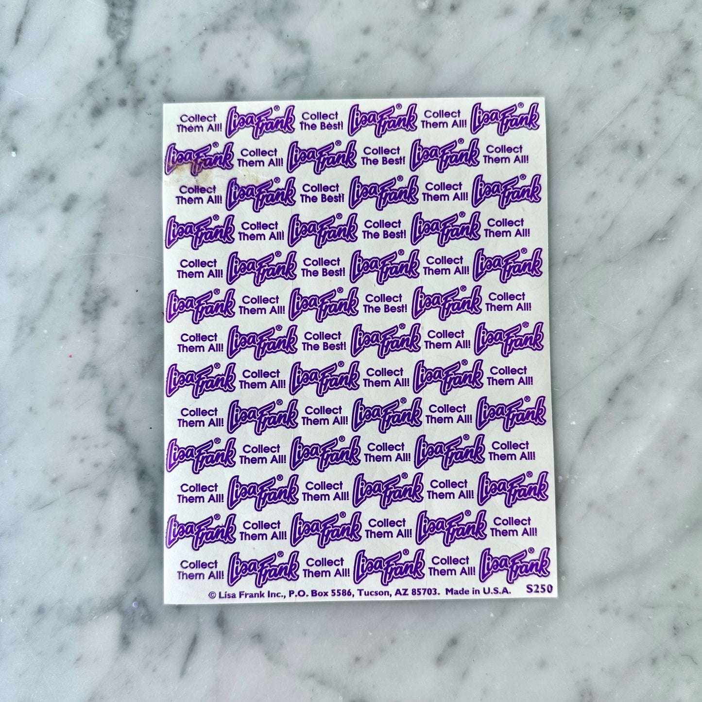 Vintage Lisa Frank Roses, Heels, and Music Sticker Sheet