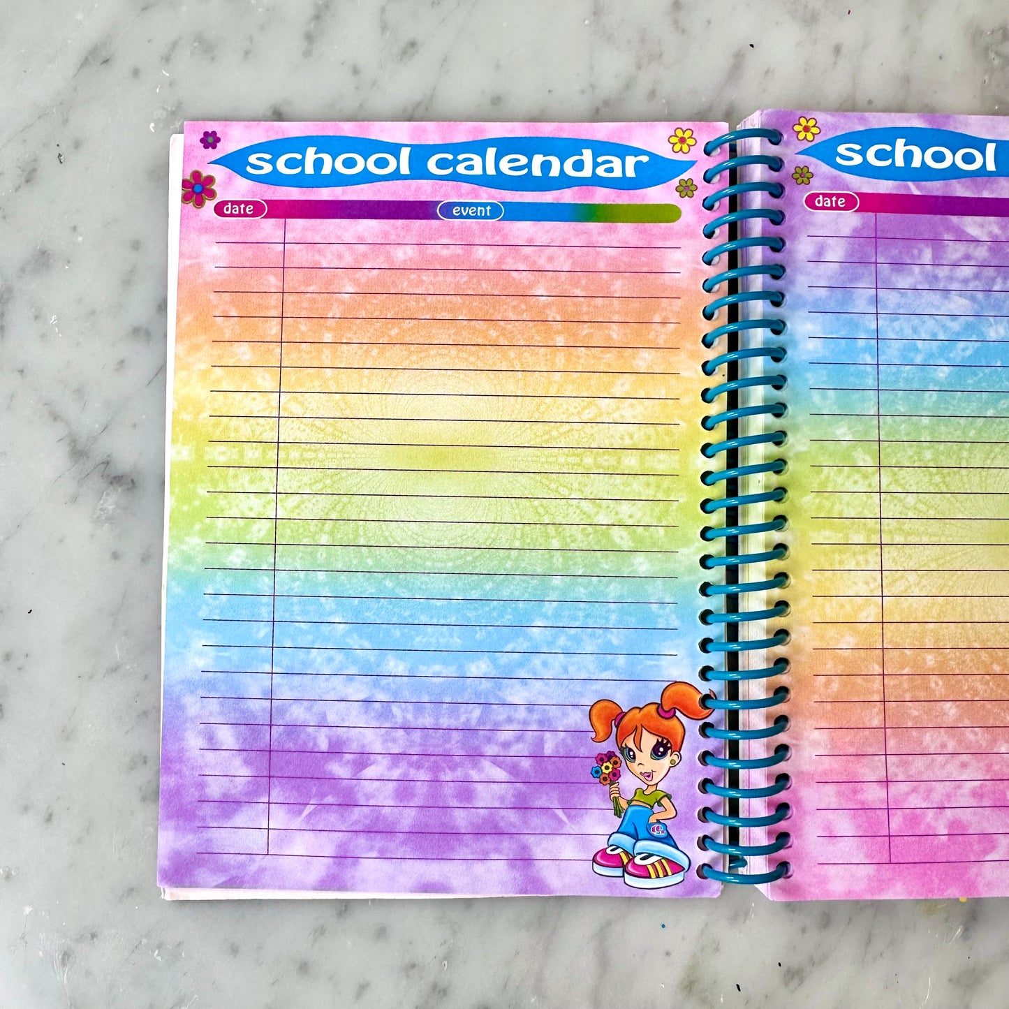Vintage Lisa Frank Butterfly Agenda Book