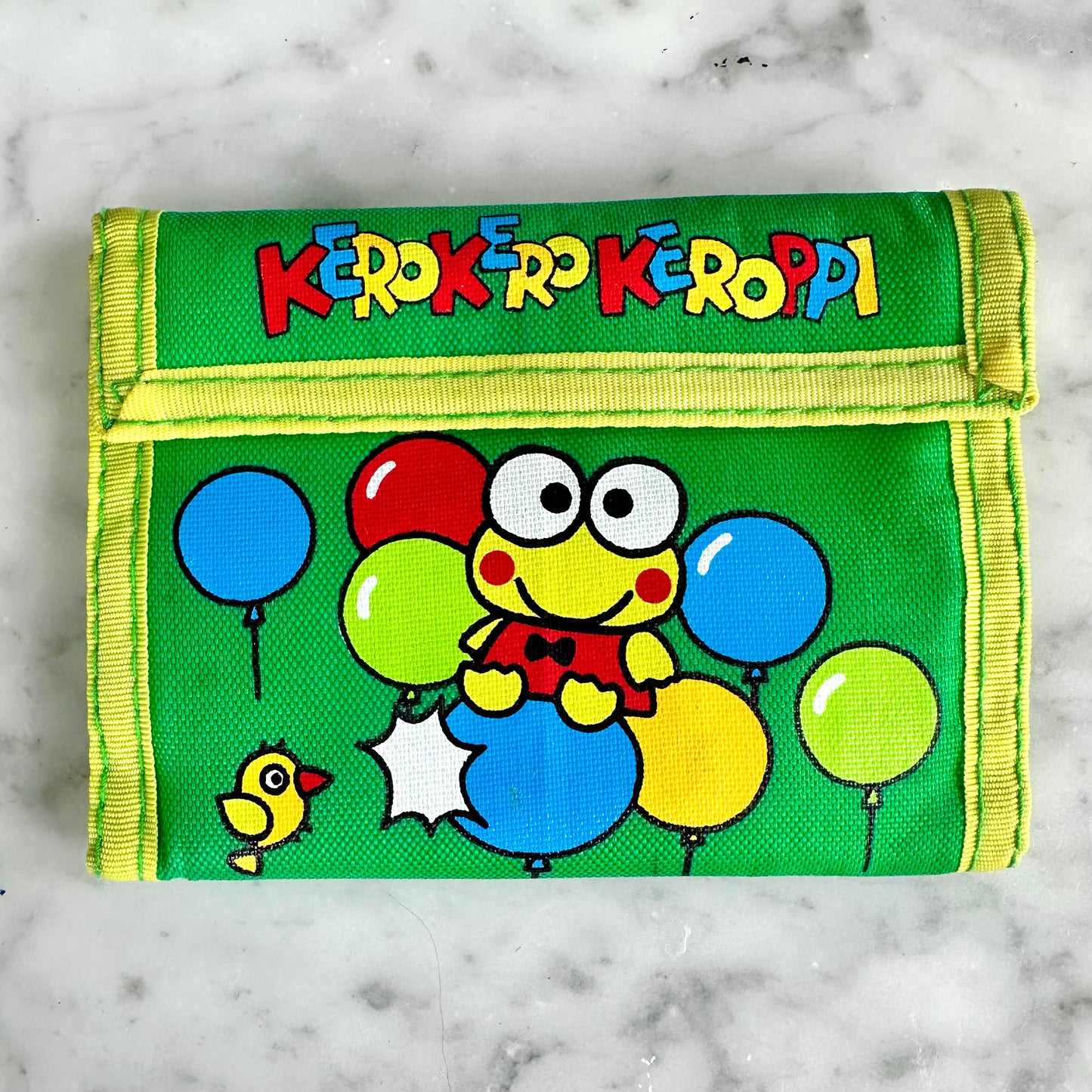 1992 Sanrio Keroppi Velcro Wallet