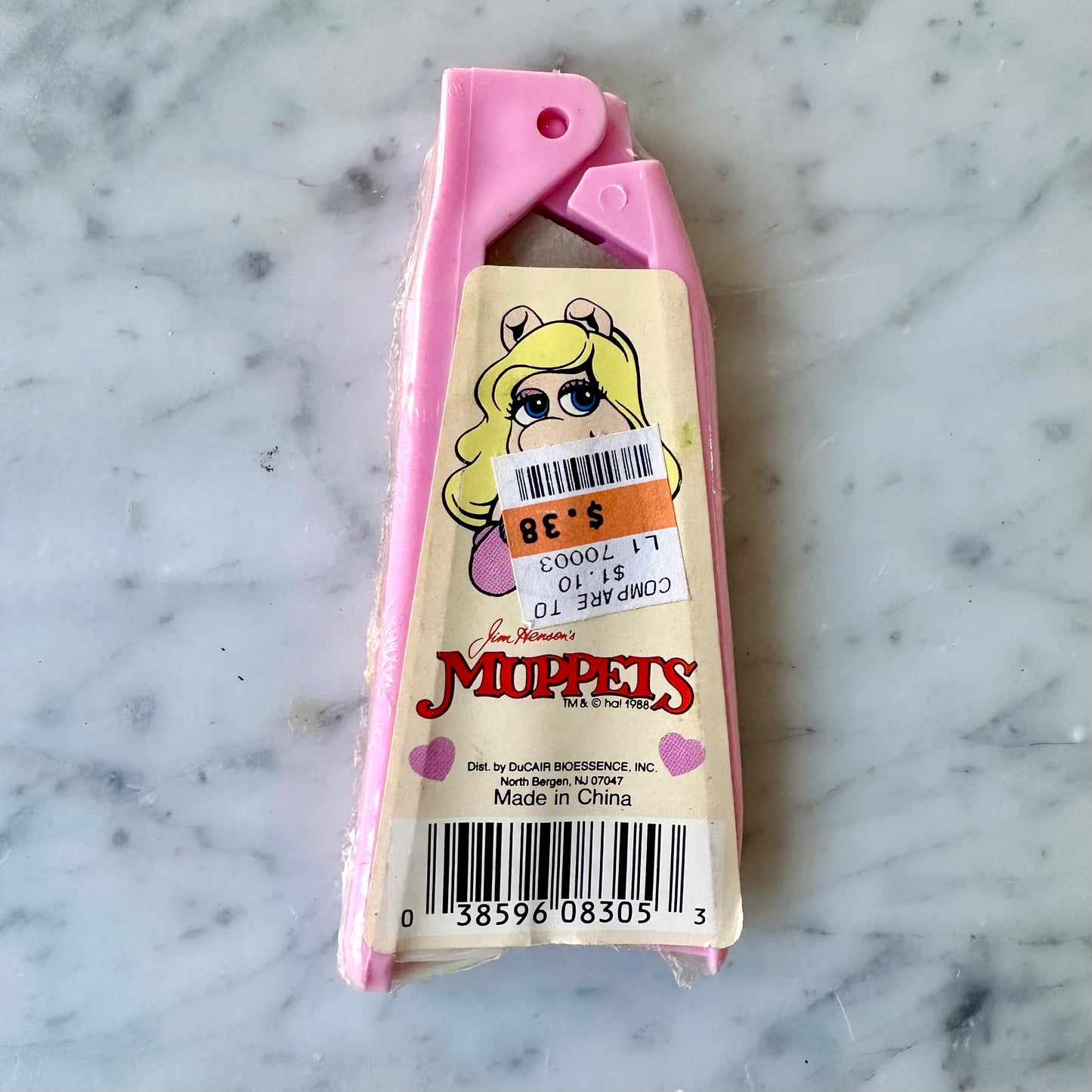 1988 Muppets Miss Piggy Folding Brush