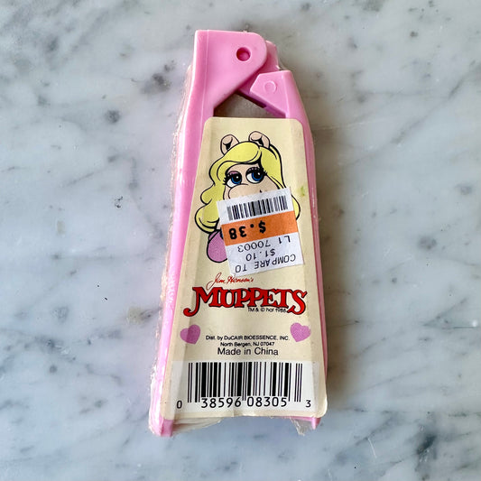 1988 Muppets Miss Piggy Folding Brush