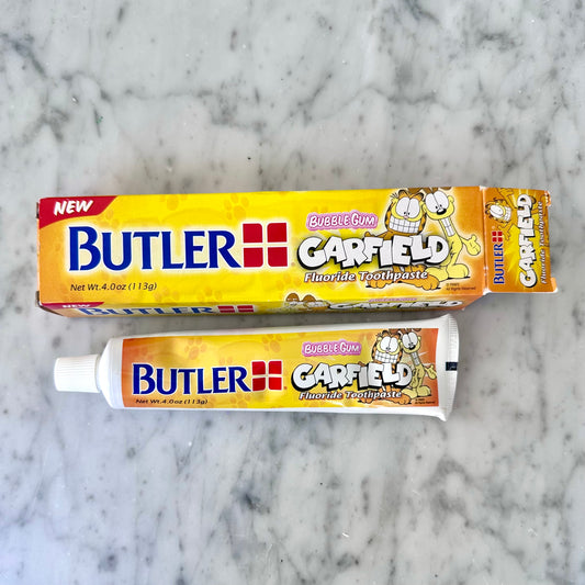 Vintage Butler Bubble Gum Garfield Toothpaste