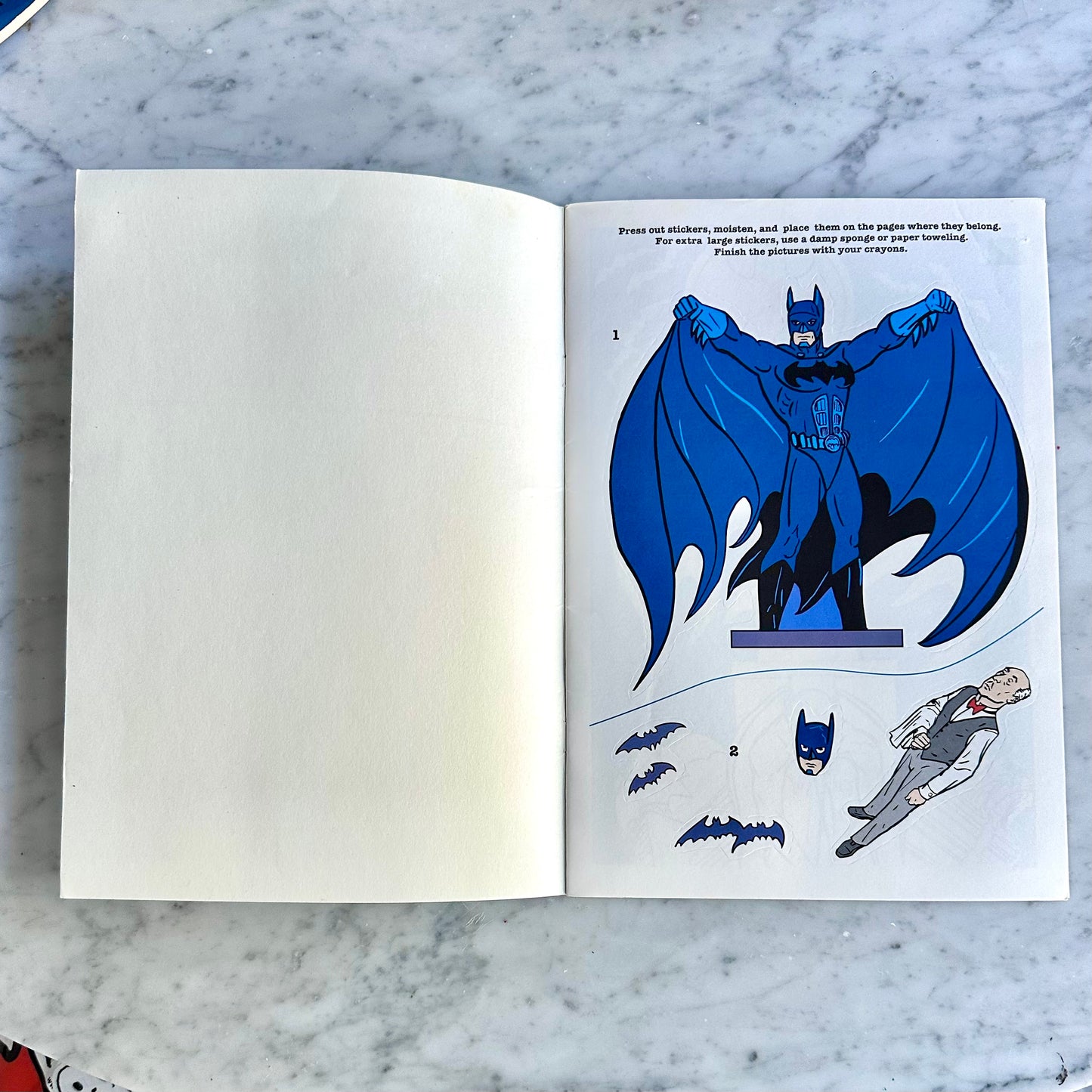 1995 Batman Forever Giant Sticker Fun Book