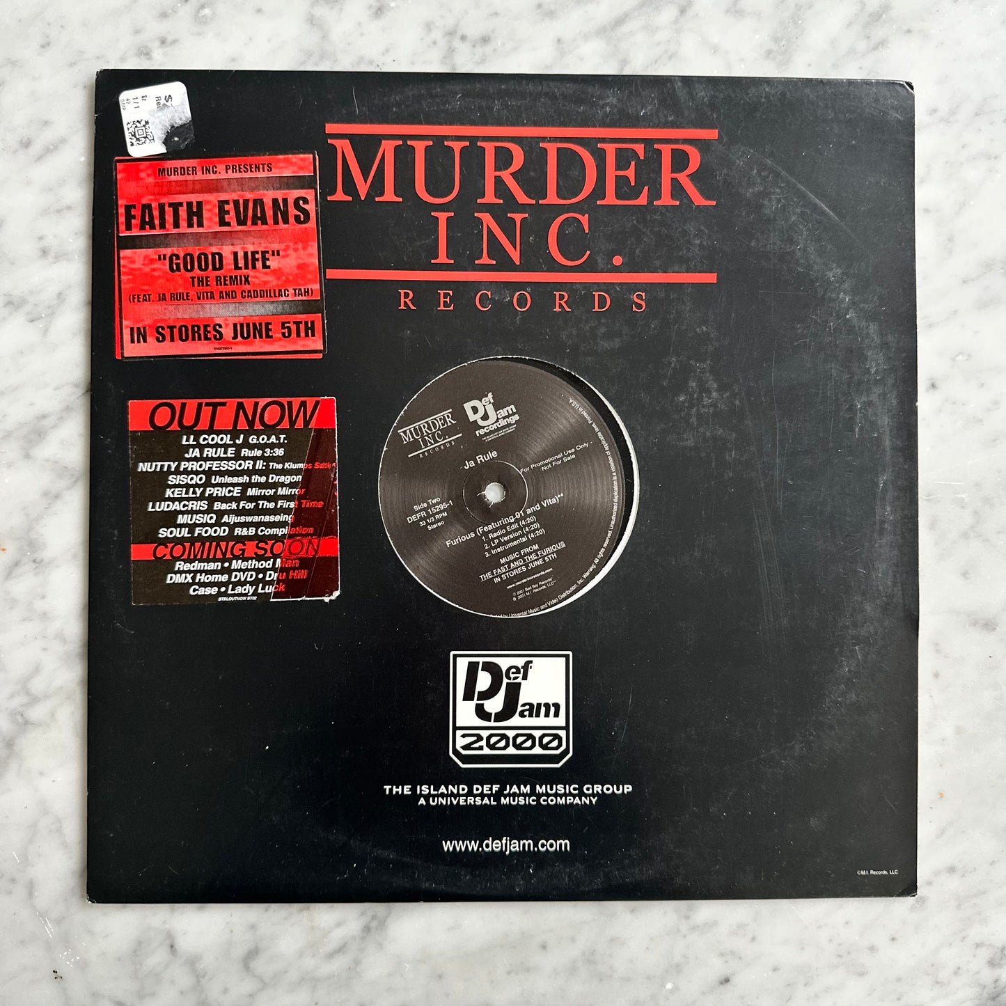 Ja Rule “Furious” Record