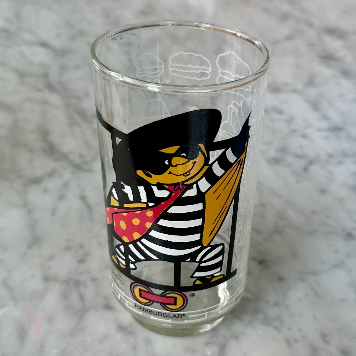 1977 McDonaldland Hamburglar Glass