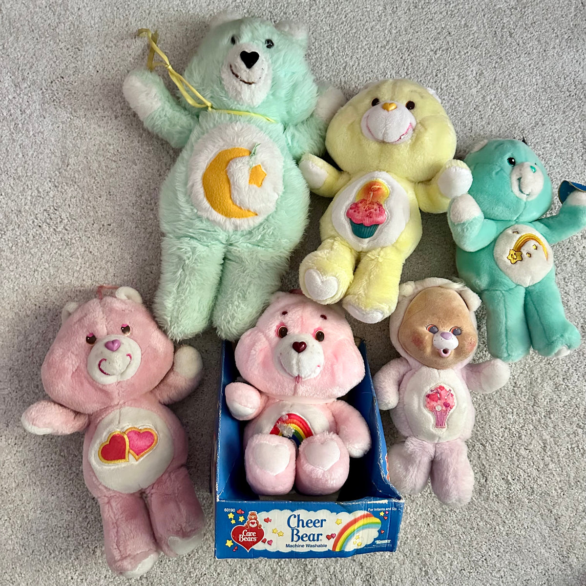 Vintage Care Bears Plush Lot