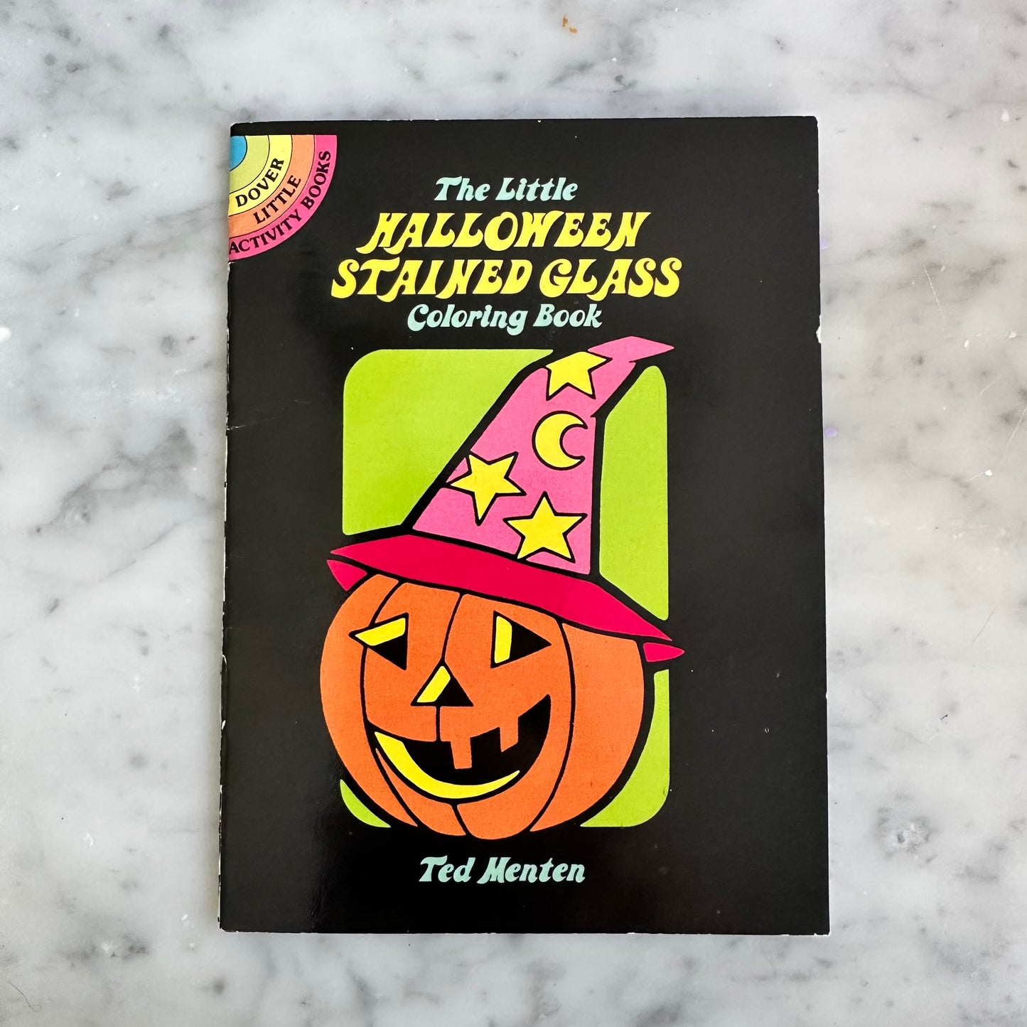 1988 The Little Halloween Stained Glass Coloring Book
