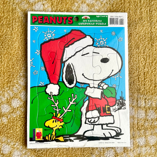 Vintage Peanuts “My Favorite Christmas” Puzzle