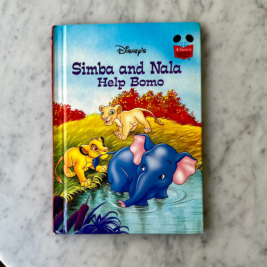 Vintage Disney’s Simba and Napa Help Bomo Storybook