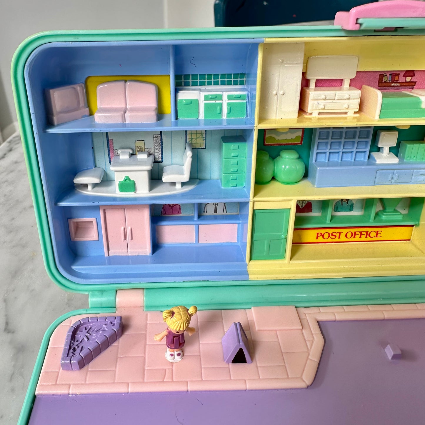 1989 Polly Pocket High Street Money Box Trinket Box