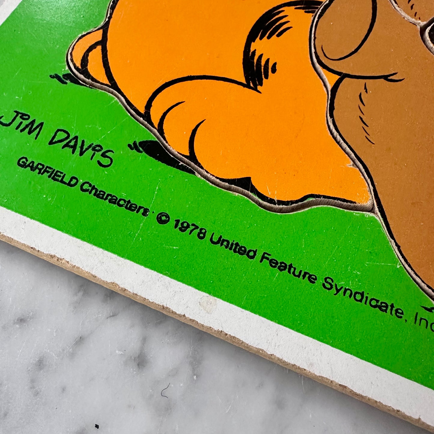 1978 Playskool Garfield and Pookie Board Puzzle