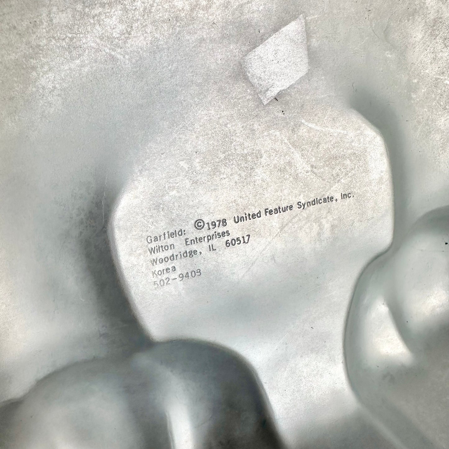 1978 Garfield Cake Pan