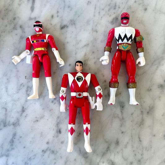 90’s Red Power Ranger Lot