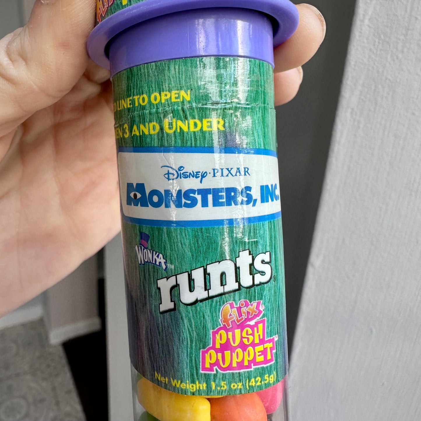 Vintage Monsters Inc Candy Tube