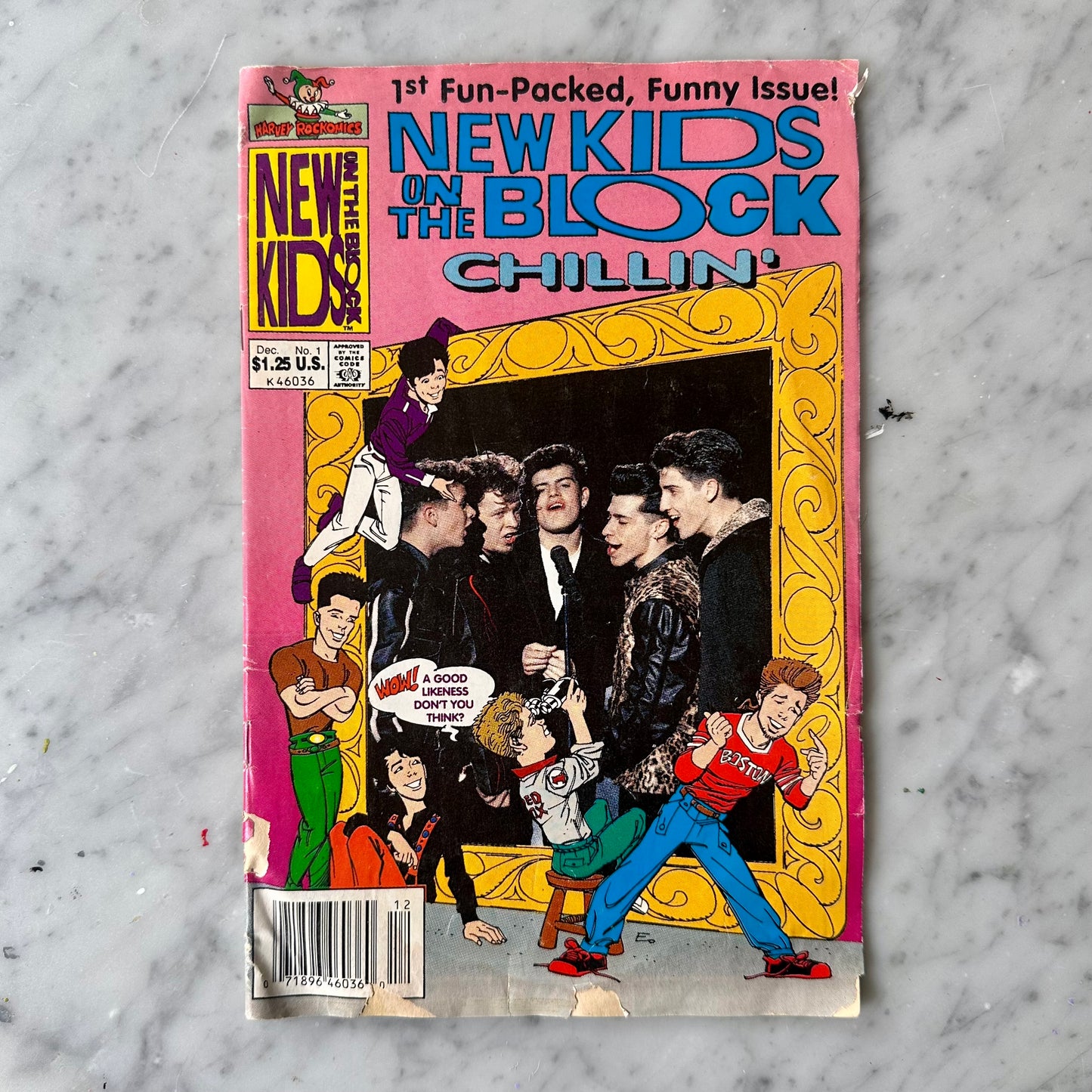 1990 NKOTB “Chillin’” Comic