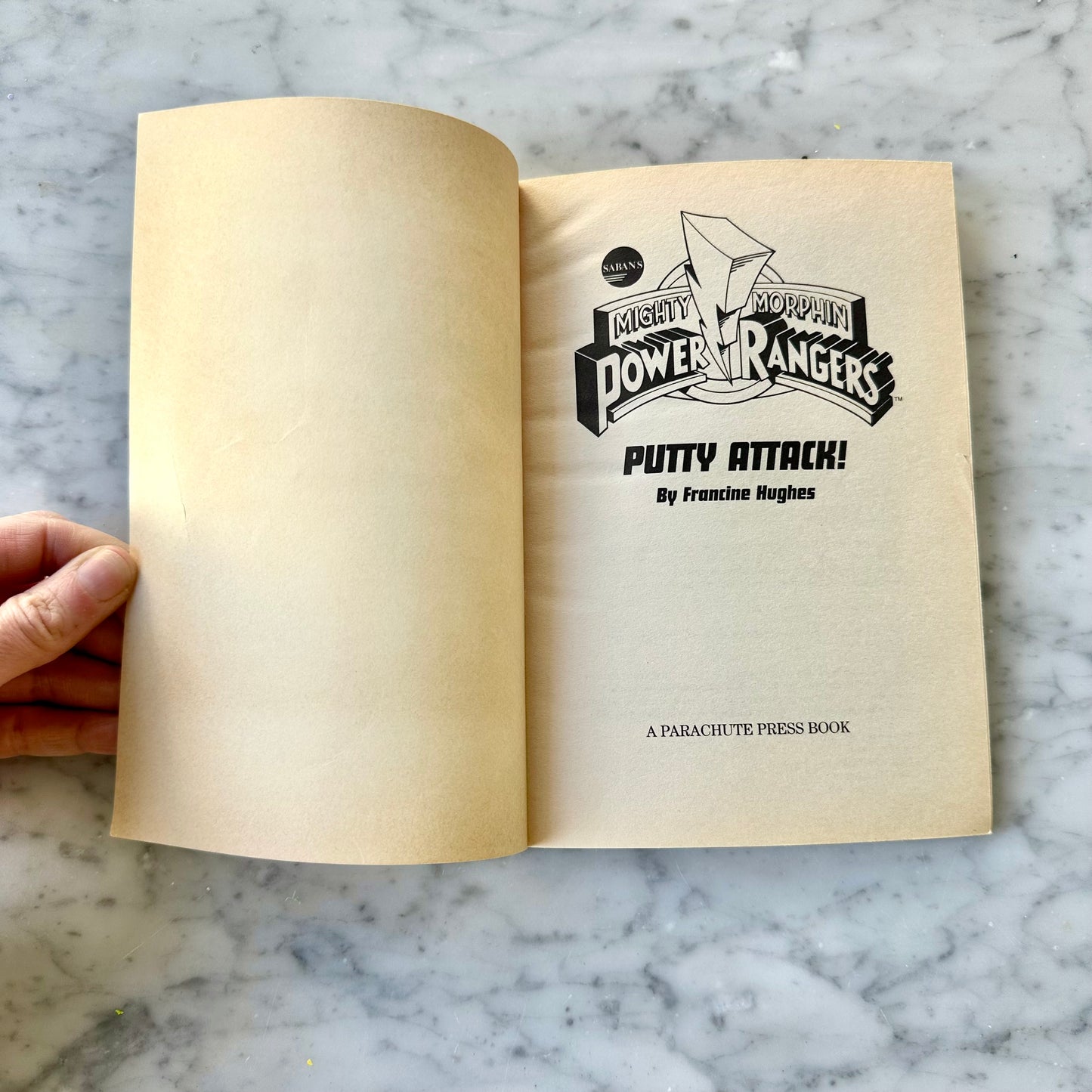 1994 Mighty Morphin Power Rangers “Putty Attack” Book