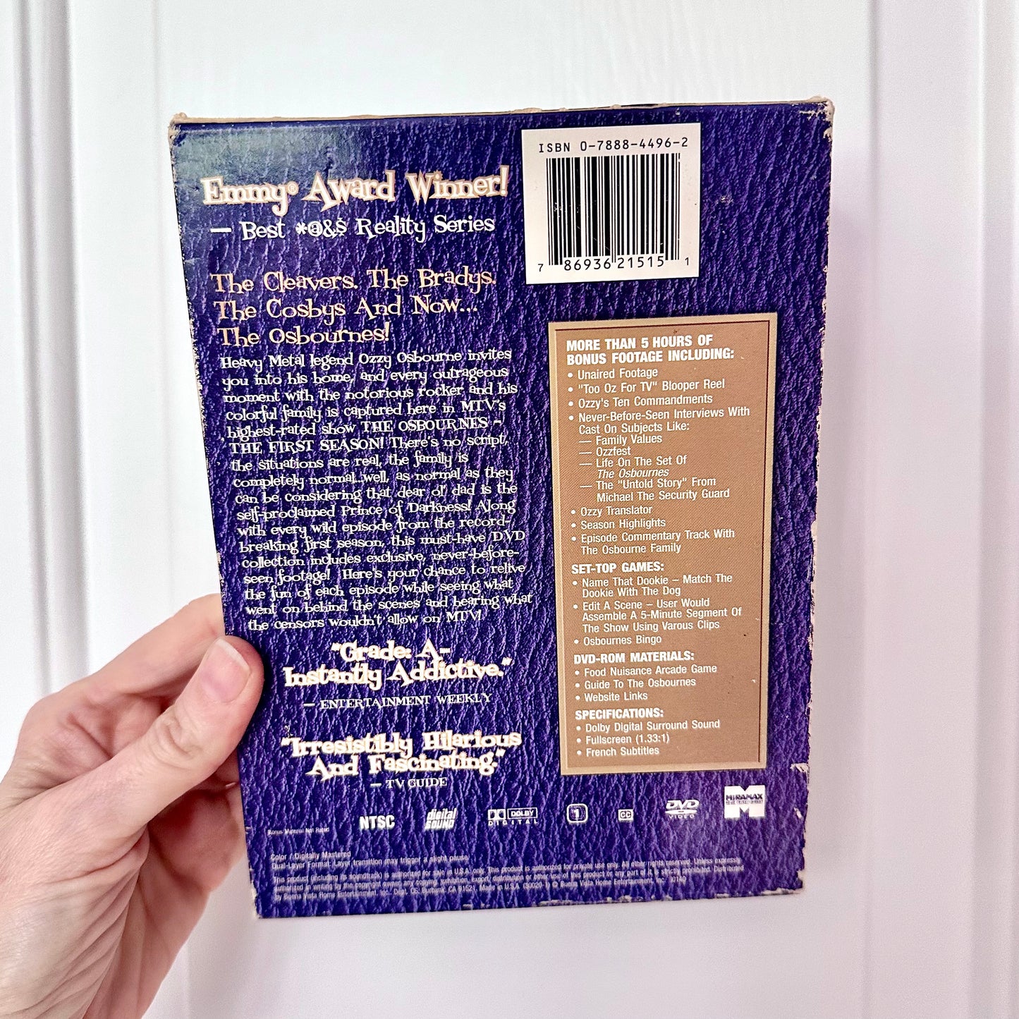 2002 The Osbourne Season 1 DVD Set