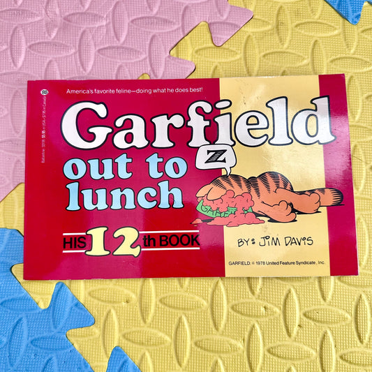1978 Garfield Out To Lunch Book